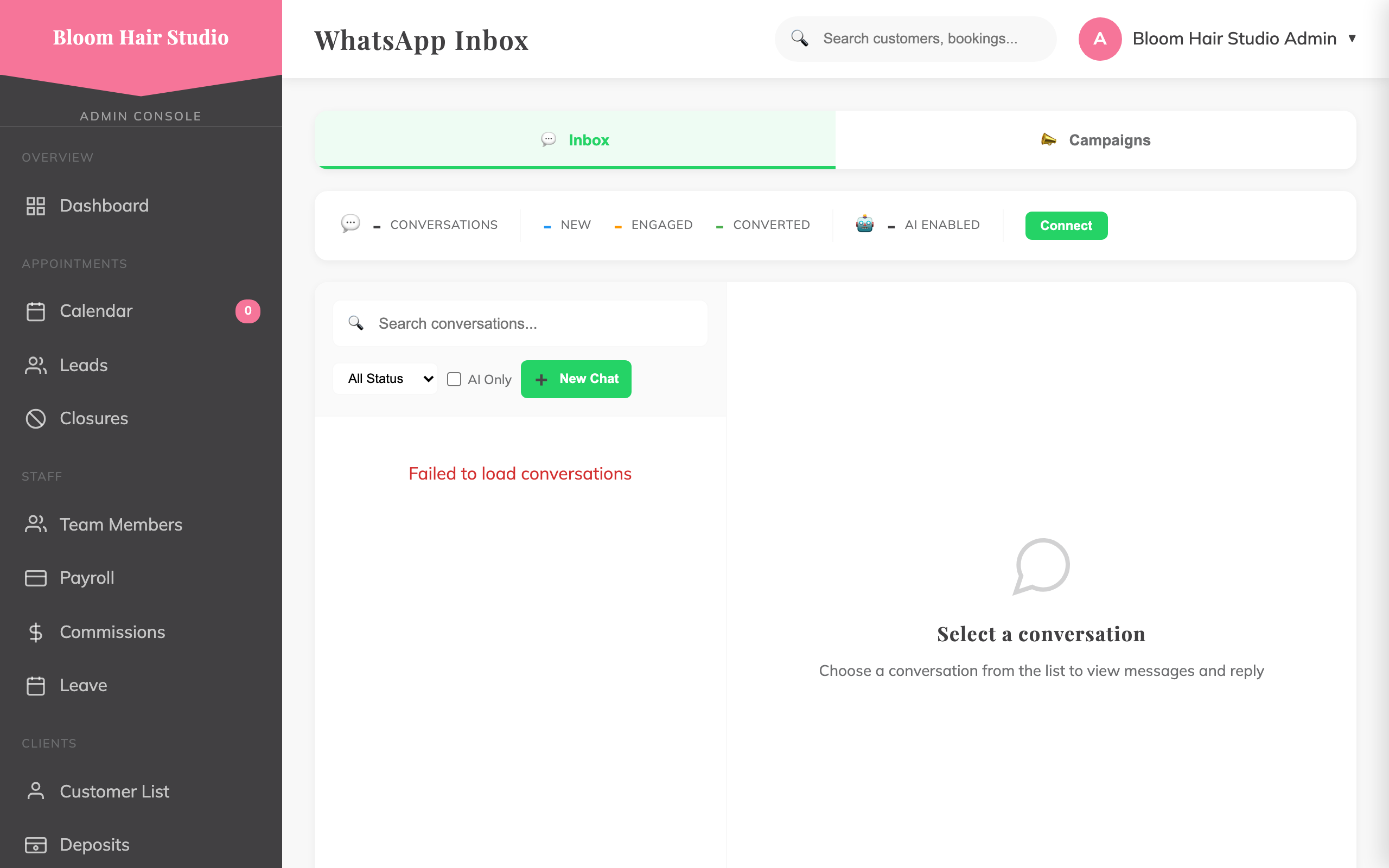 WhatsApp integration